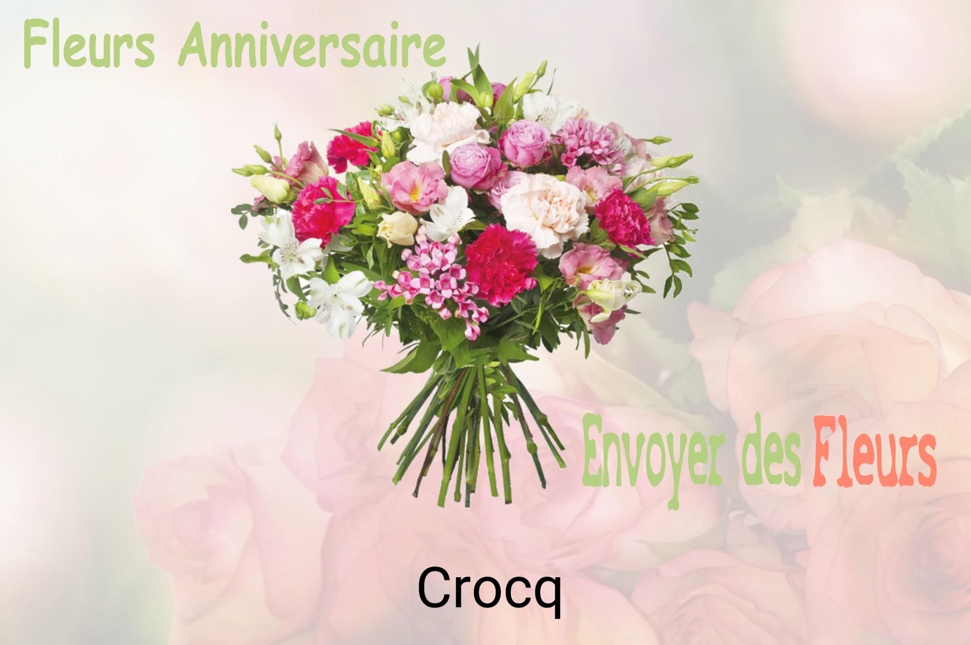 Bouquet de fleurs d’anniversaire livré à Crocq